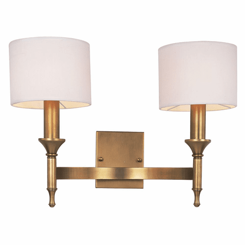 Maxim Fairmont 2-LT Wall Sconce - Natural Aged Brass - 22379OMNAB