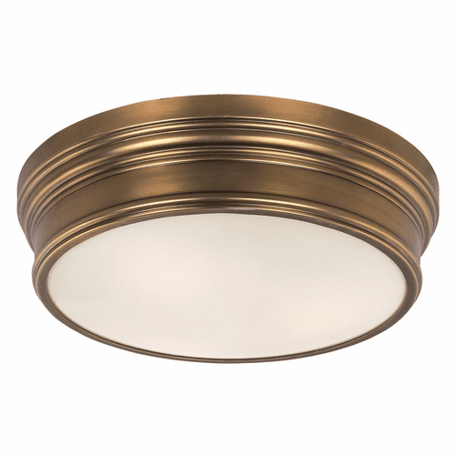 Maxim Fairmont 3-LT Flush Mount - Natural Aged Brass - 22371SWNAB