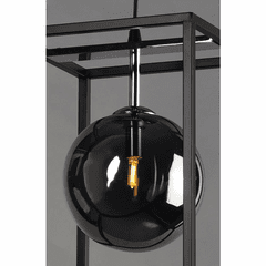 Maxim Fluid 1-Light LED Pendant - Black / Polished Chrome - 11361MSKBKPC Maxim Fluid 1-Light LED Pendant - Black / Polished Chrome - 11361MSKBKPC