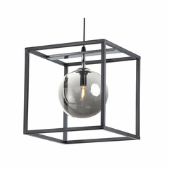 Maxim Fluid 1-Light LED Pendant - Black / Polished Chrome - 11364MSKBKPC Maxim Fluid 1-Light LED Pendant - Black / Polished Chrome - 11364MSKBKPC