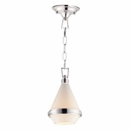 Maxim Giza 1-Light Mini Pendant - Polished Nickel - 10372WTPN