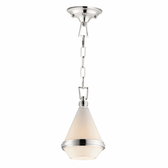 Maxim Giza 1-Light Mini Pendant - Polished Nickel - 10372WTPN