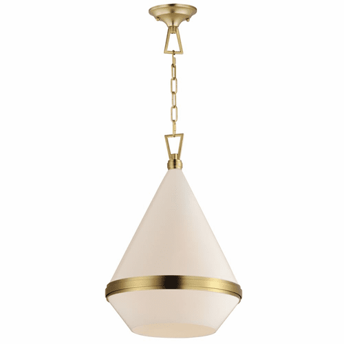 Maxim Giza 15.5" Pendant - Satin Brass - 10376WTSBR