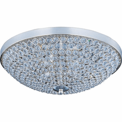 Maxim Glimmer 4-LT Flush Mount - Plated Silver - 39871BCPS