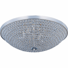 Maxim Glimmer 6-LT Flush Mount - Plated Silver - 39872BCPS