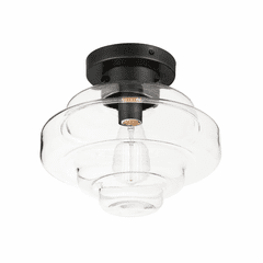Maxim Harbor 1-Light Flush Mount - Black - 11120CLBK Maxim Harbor 1-Light Flush Mount - Black - 11120CLBK