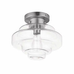 Maxim Harbor 1-Light Flush Mount - Satin Nickel - 11120CLSN Maxim Harbor 1-Light Flush Mount - Satin Nickel - 11120CLSN