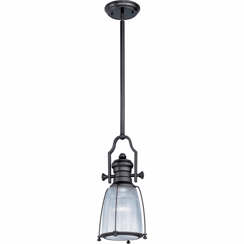 Maxim Hi-Bay 1-LT Pendant - Bronze - 25002CLBZ
