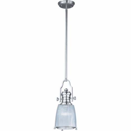 Maxim Hi-Bay 1-LT Pendant - Satin Nickel - 25002CLSN