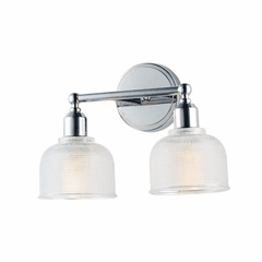 Maxim Hollow 2-LT Bath Vanity Light - Polished Chrome - 11322CLPC