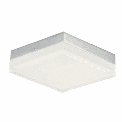 Maxim Illuminaire II 6.5" SQ 15W LED Flush Mount Dim - Plshd Chrome - 57687CLFTPC