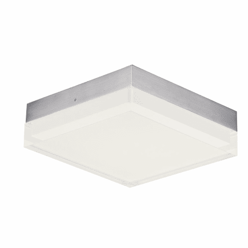 Maxim Illuminaire II 6.5" SQ 15W LED Flush Mount Dim - Satin Nickel - 57687CLFTSN