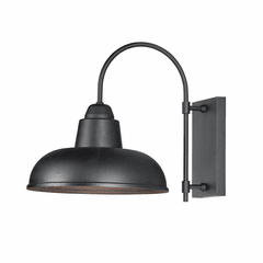 Maxim Industrial 1-Light Outdoor Wall Mount - Black - 10118BK Maxim Industrial 1-Light Outdoor Wall Mount - Black - 10118BK