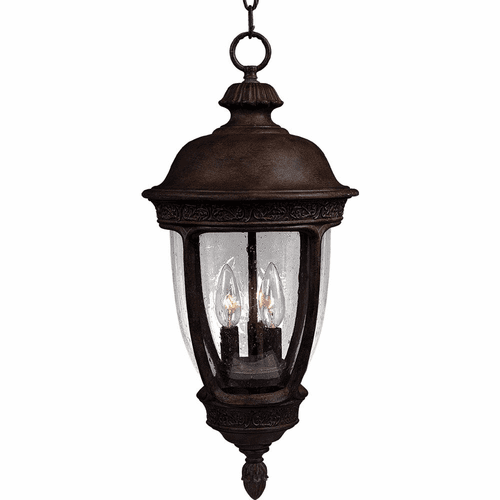 Maxim Knob Hill Cast 3-LT Outdoor Hanging Lantern - Sienna - 3468CDSE