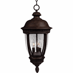 Maxim Knob Hill Cast 3-LT Outdoor Hanging Lantern - Sienna - 3468CDSE