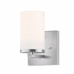 Maxim Lateral 1-Light Bath Vanity - Satin Nickel - 10281SWSN