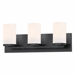 Maxim Lateral 3-Light Bath Vanity - Black - 10283SWBK