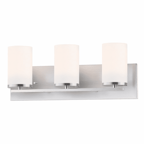 Maxim Lateral 3-Light Bath Vanity - Satin Nickel - 10283SWSN