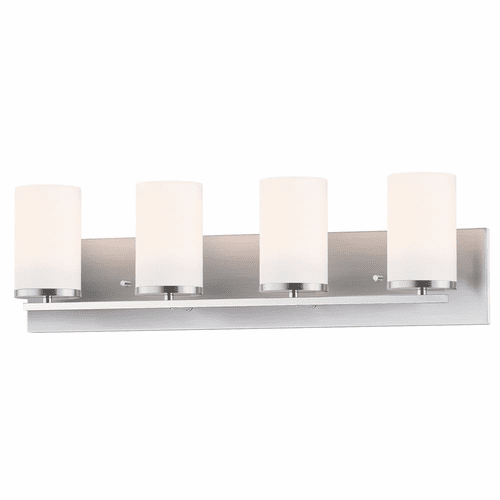 Maxim Lateral 4-Light Bath Vanity - Satin Nickel - 10284SWSN