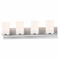 Maxim Lateral 4-Light Bath Vanity - Satin Nickel - 10284SWSN