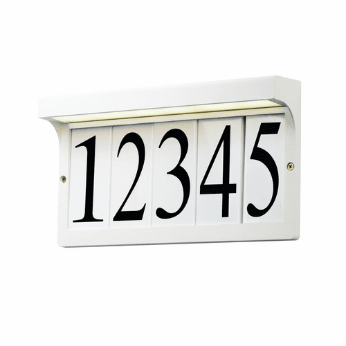 Maxim LED Address Light Frame - White - 53610WT