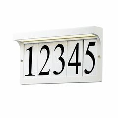 Maxim LED Address Light Frame - White - 53610WT