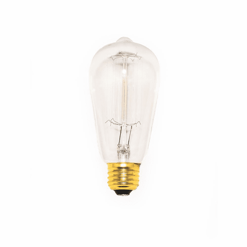 Maxim Light Bulb - 40W Incandescent E26 ST58 120V Clear - BI40ST58CL120V