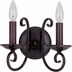 Maxim Loft 2-LT Wall Sconce - Oil Rubbed Bronze - 70002OI