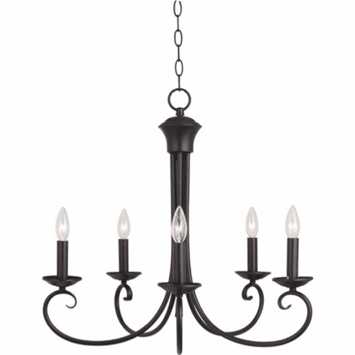 Maxim Loft 5-LT Single-Tier Chandelier - Oil Rubbed Bronze - 70005OI