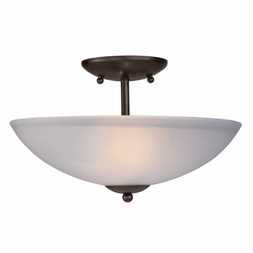 Maxim Logan 2-LT Semi-Flush Mount - Oil Rubbed Bronze - 10042FTOI