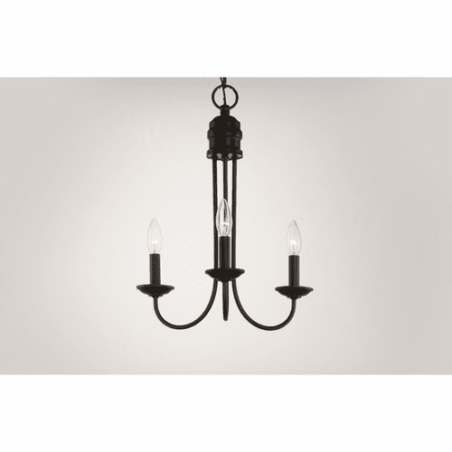 Maxim Logan 3-Light Candle Chandelier - Oil Rubbed Bronze - 10343OI