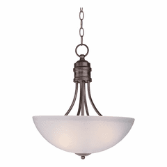 Maxim Logan 3-LT Inverted Bowl Pendant - Oil Rubbed Bronze - 10044FTOI