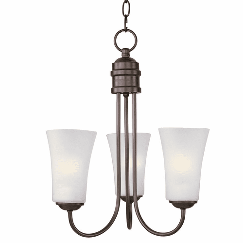 Maxim Logan 3-LT Single-Tier Chandelier - Oil Rubbed Bronze - 10043FTOI