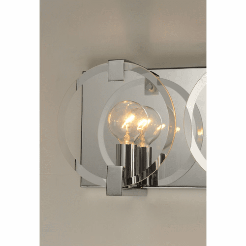 Maxim Looking Glass 2-Light Wall Sconce - Polished Chrome - 21292CLPC