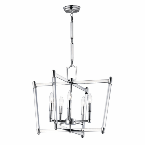 Maxim Lucent 5-LT Chandelier - Polished Nickel - 16103CLPN