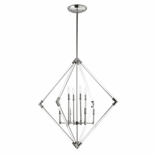 Maxim Lucent 8-LT Pendant - Polished Nickel - 16106CLPN