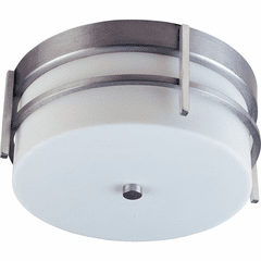 Maxim Luna 2-LT LED Outdoor Flush Mount - Brushed Metal - 65217WTBM Maxim Luna 2-LT LED Outdoor Flush Mount - Brushed Metal - 65217WTBM
