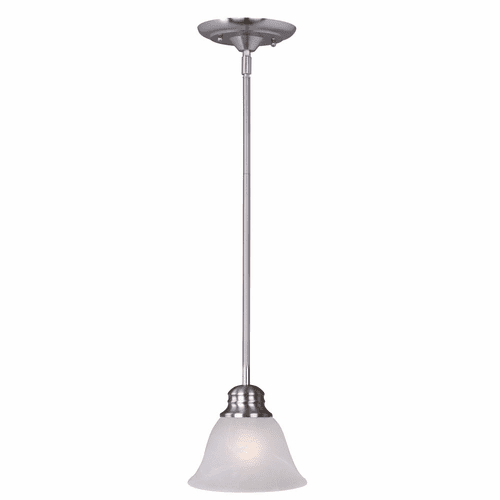 Maxim Malaga 1-LT Mini Pendant - Satin Nickel - 91067MRSN