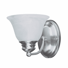 Maxim Malaga 1-LT Wall Sconce - Satin Nickel - 2686FTSN