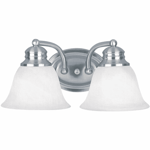 Maxim Malaga 2-LT Bath Vanity Light - Satin Nickel - 2687FTSN