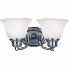 Maxim Malaga 2-LT Bath Vanity Light - Satin Nickel - 2687MRSN