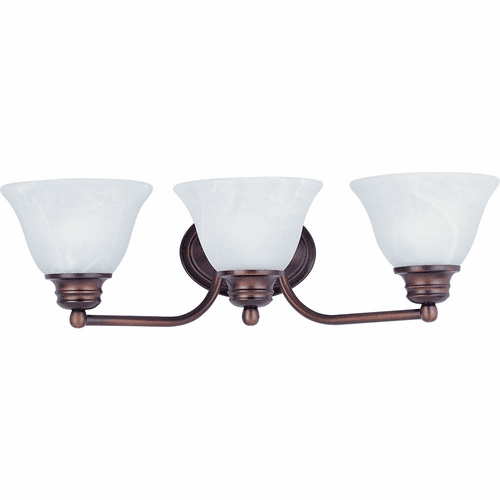 Maxim Malaga 3-LT Bath Vanity Light - Oil Rubbed Bronze - 2688MROI
