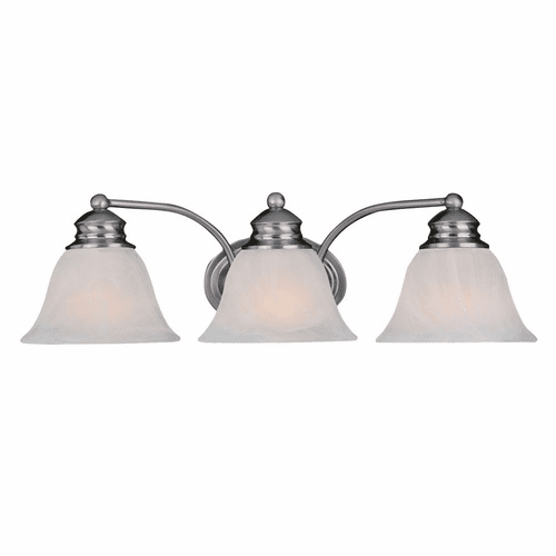 Maxim Malaga 3-LT Bath Vanity Light - Satin Nickel - 2688FTSN