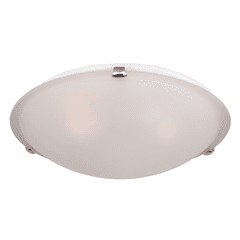 Maxim Malaga 3-LT Flush Mount - Satin Nickel - 2681FTSN