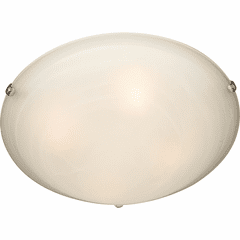 Maxim Malaga 3-LT Flush Mount - Satin Nickel - 2681MRSN