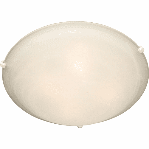 Maxim Malaga 3-LT Flush Mount - White - 2681MRWT