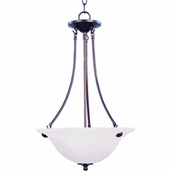 Maxim Malaga 3-LT Inverted Bowl Pendant - Oil Rubbed Bronze - 2682MROI