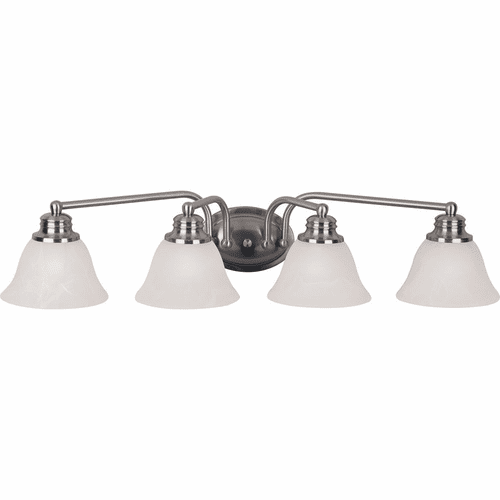 Maxim Malaga 4-LT Bath Vanity Light - Satin Nickel - 2689MRSN
