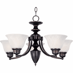 Maxim Malaga 5-LT Single-Tier Chandelier - Oil Rubbed Bronze - 2699MROI