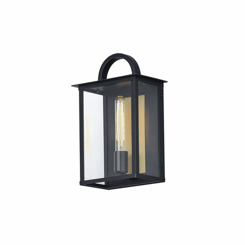 Maxim Manchester 1-Light Outdoor Wall Sconce - Black - 30752CLBK